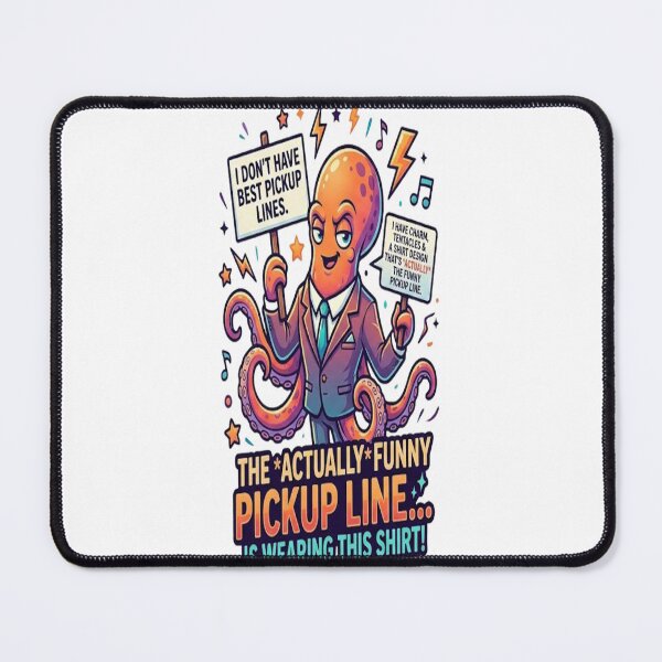 Item preview, Funny Octopus Pickup Line T-Shirt - Meta Humor Sea Creature Tee designed and sold by Sushikidsntoddlers.