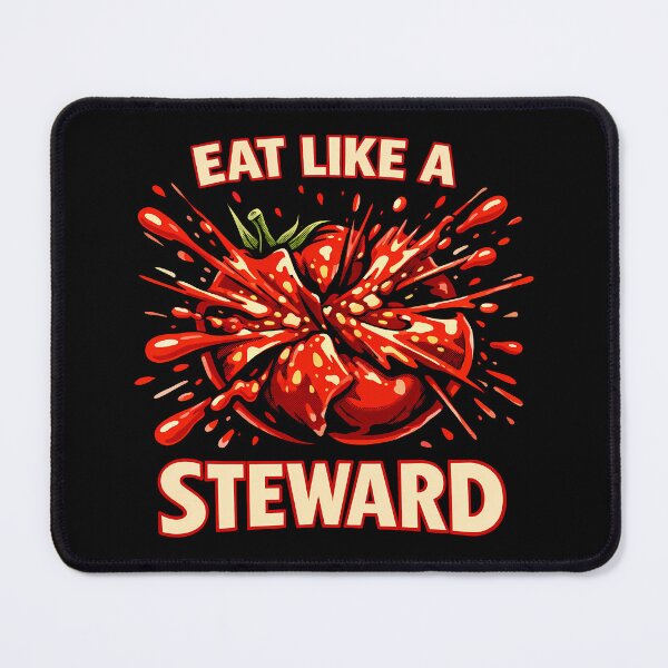 Item preview, Eat Like A Steward Bursting Tomato designed and sold by agearb.