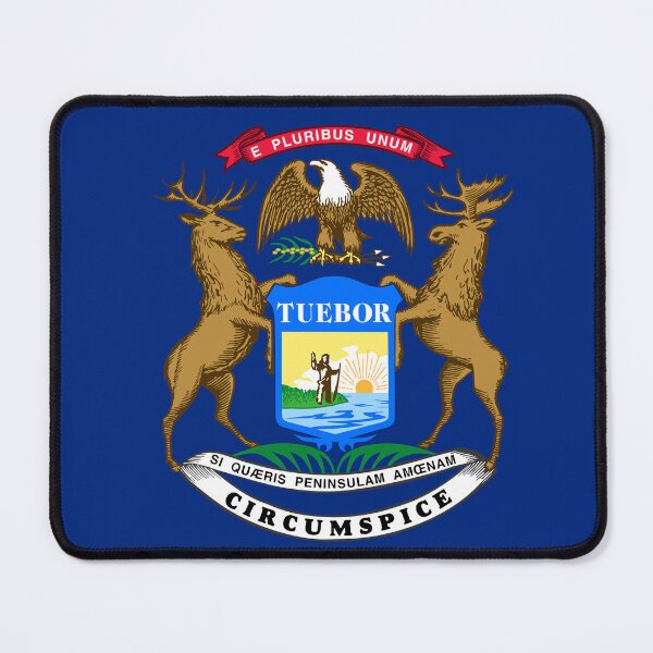 Item preview, Michigan State Flag - Great Lakes State & Motor City Pride designed and sold by NTGUILTY.