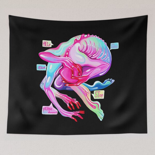 Item preview, Dissociation Floating Head Art designed and sold by wbshgapdji73.