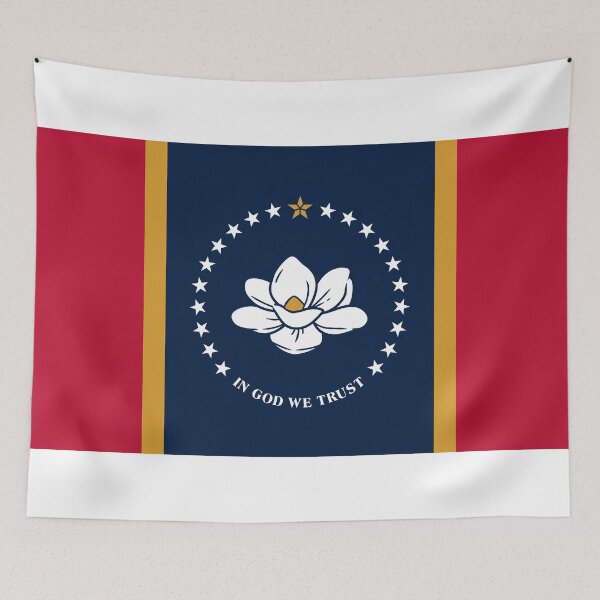 Item preview, Mississippi State Flag - The New Magnolia & Hospitality Pride designed and sold by NTGUILTY.