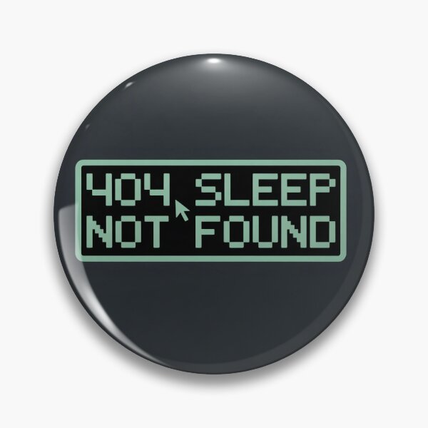 Item preview, 404 Sleep Not Found Retro Terminal designed and sold by CodeChai-Studio.