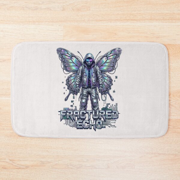 Item preview, "Fractured Echo" Cyberpunk Y2K Nu-Metal Soldier Tee designed and sold by benjyjump.