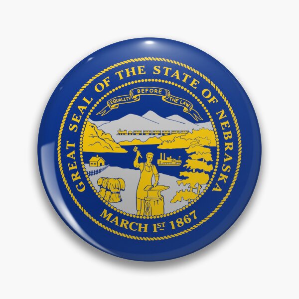 Artikelvorschau, Staatsflagge von Nebraska – Stolz auf den Cornhusker State und die Gleichberechtigung entworfen und verkauft von NTGUILTY.