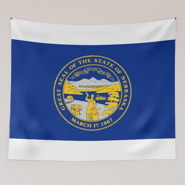Item preview, Nebraska State Flag - Cornhusker State & Equality Pride designed and sold by NTGUILTY.