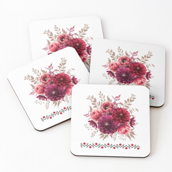 Item preview, Flowers folk style design designed and sold by Newprojectart.