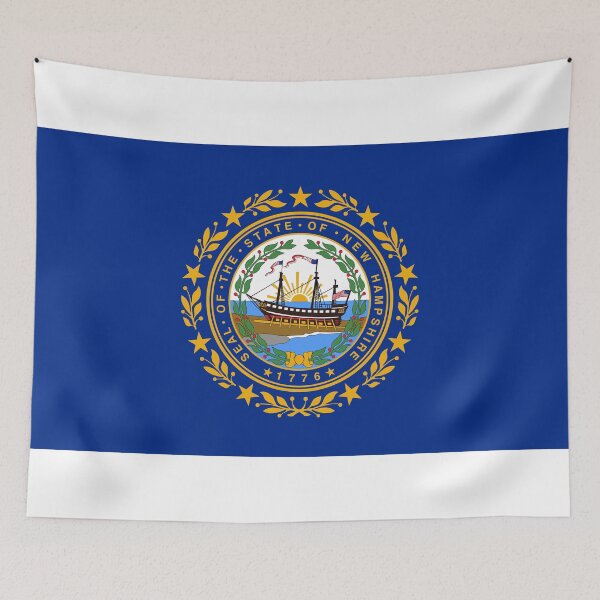 Item preview, New Hampshire State Flag - Granite State & Live Free or Die Pride designed and sold by NTGUILTY.