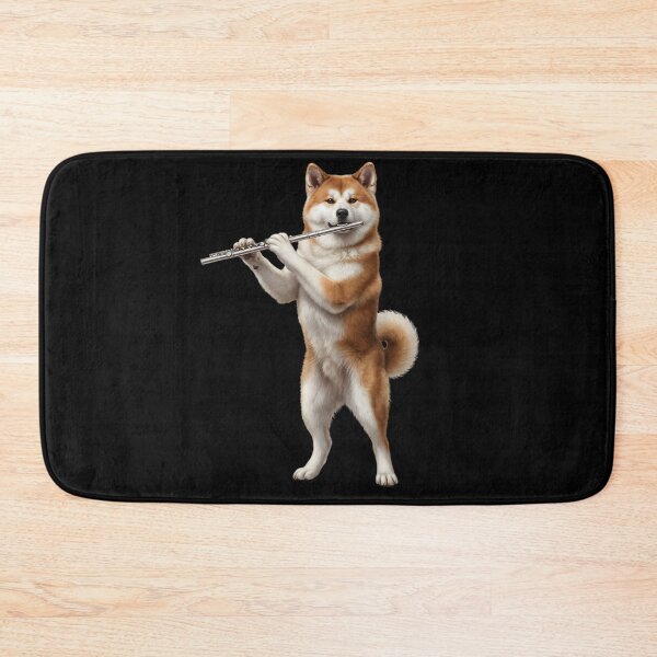 Item preview, Akita Playing Flute Player Flutist Dog Lover designed and sold by TerryConnells.