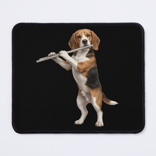 Item preview, Beagle Playing Flute Player Flutist Dog Lover designed and sold by TerryConnells.