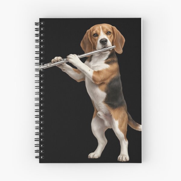 Item preview, Beagle Playing Flute Player Flutist Dog Lover designed and sold by TerryConnells.