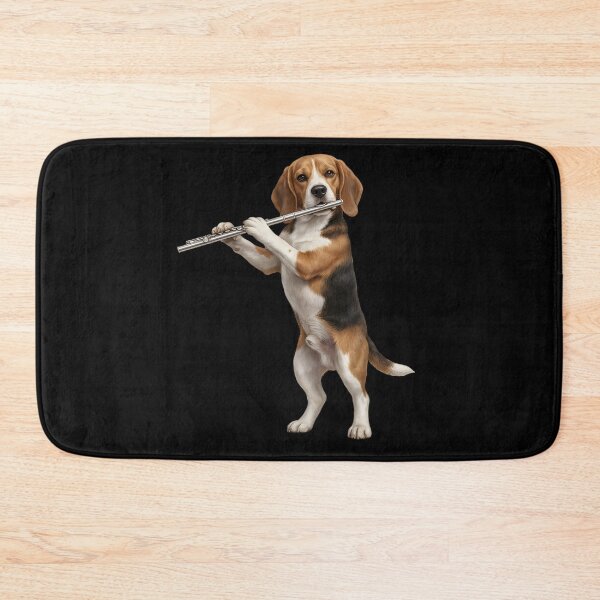Item preview, Beagle Playing Flute Player Flutist Dog Lover designed and sold by TerryConnells.