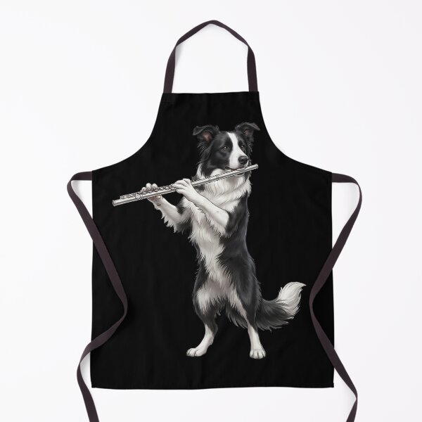 Item preview, Border Collie Playing Flute Player Flutist Dog Lover designed and sold by TerryConnells.