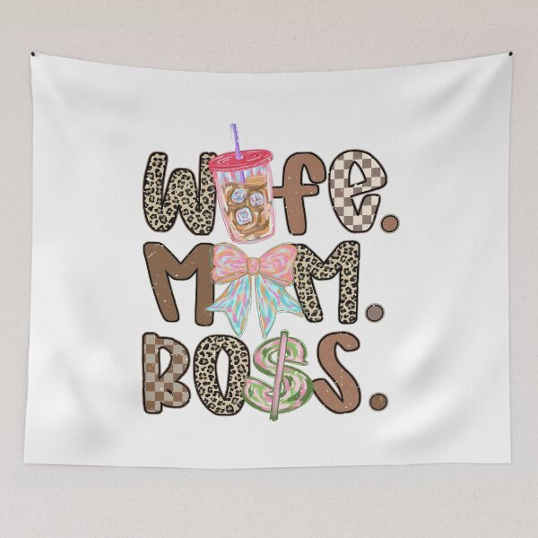 Item preview, Wife Mom Boss designed and sold by Szekeresrenato.