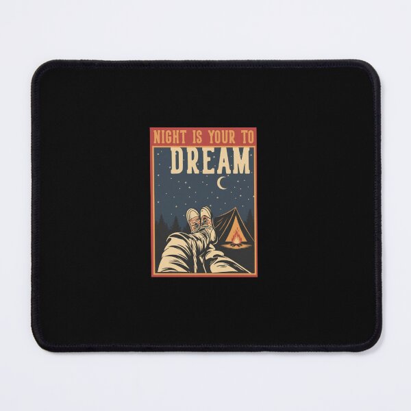 Item preview, Night Is Your To Dream Camping Illustration designed and sold by mistiabloom.