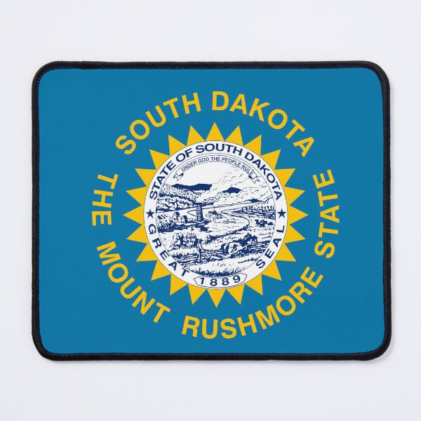 Item preview, South Dakota State Flag - Mount Rushmore State & Great Plains Pride designed and sold by NTGUILTY.