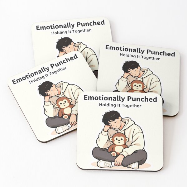 Item preview, Emotionally Punched – Relatable Burnout Meme designed and sold by AnimalAirtistry.