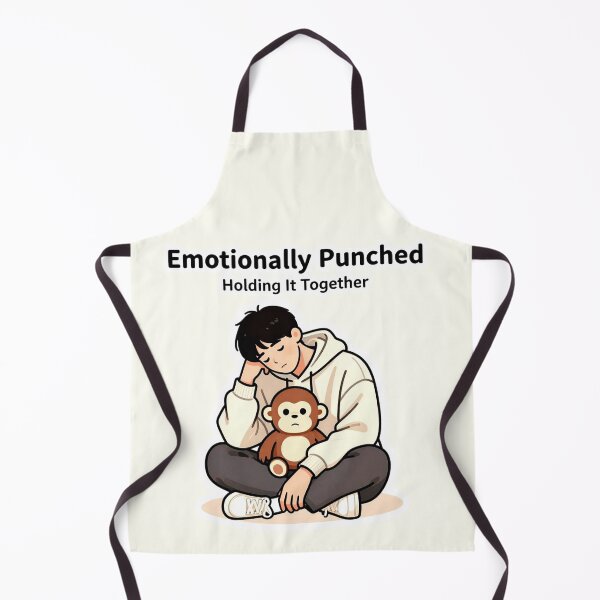 Item preview, Emotionally Punched – Relatable Burnout Meme designed and sold by AnimalAirtistry.