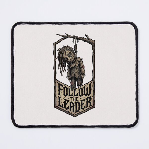Item preview, "Follow The Leader" Dark Fantasy Scarecrow Woodcut Tee designed and sold by benjyjump.