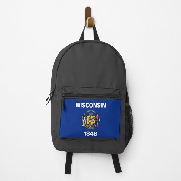 Item preview, Wisconsin State Flag - Badger State & Forward Heritage Pride designed and sold by NTGUILTY.