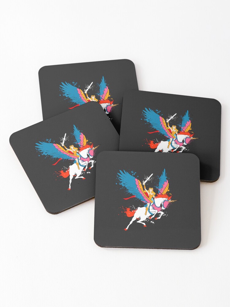 Thumbnail 1 of 5, Coasters (Set of 4), She Ra designed and sold by HobDesigns.