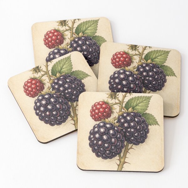 Item preview, Vintage Blackberry Botanical Print - Rustic Farmhouse Kitchen Wall Art designed and sold by Darlin8888.