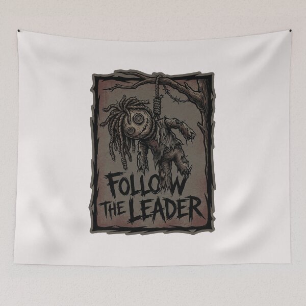 Item preview, "Follow The Leader" Macabre Woodcut Horror Design designed and sold by benjyjump.