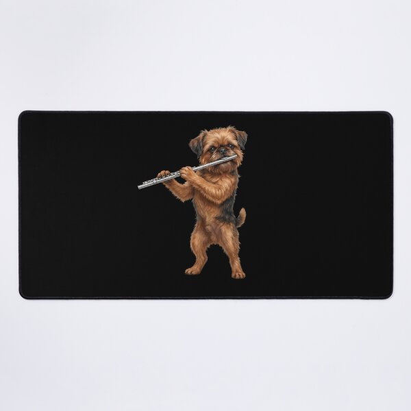 Item preview, Brussels Griffon Playing Flute Player Flutist Dog Lover designed and sold by TerryConnells.