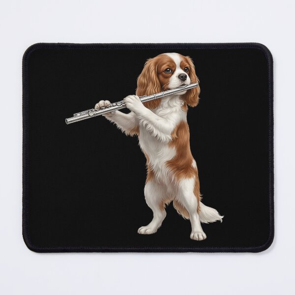 Item preview, Cavalier King Charles Spaniel Playing Flute Player Flutist Dog Lover designed and sold by TerryConnells.