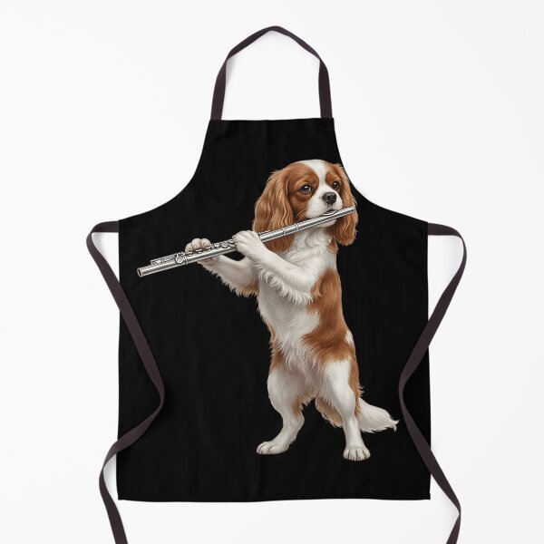 Item preview, Cavalier King Charles Spaniel Playing Flute Player Flutist Dog Lover designed and sold by TerryConnells.