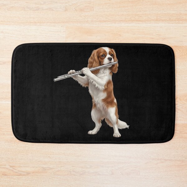 Item preview, Cavalier King Charles Spaniel Playing Flute Player Flutist Dog Lover designed and sold by TerryConnells.