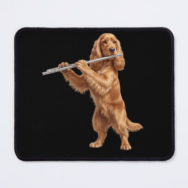 Item preview, Cocker Spaniel Playing Flute Player Flutist Dog Lover designed and sold by TerryConnells.