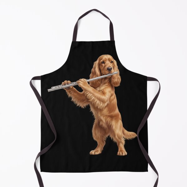 Item preview, Cocker Spaniel Playing Flute Player Flutist Dog Lover designed and sold by TerryConnells.