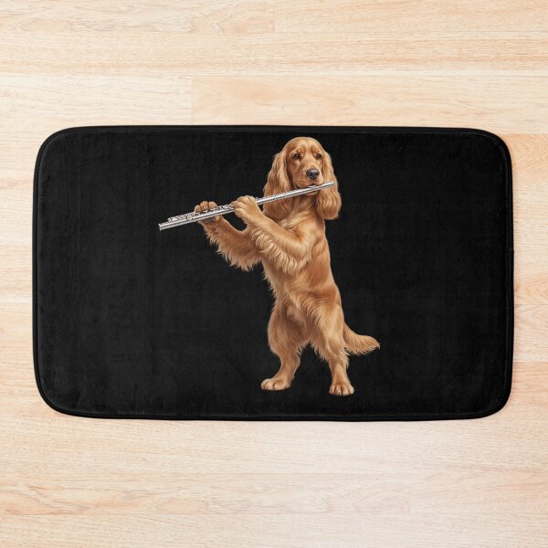 Item preview, Cocker Spaniel Playing Flute Player Flutist Dog Lover designed and sold by TerryConnells.