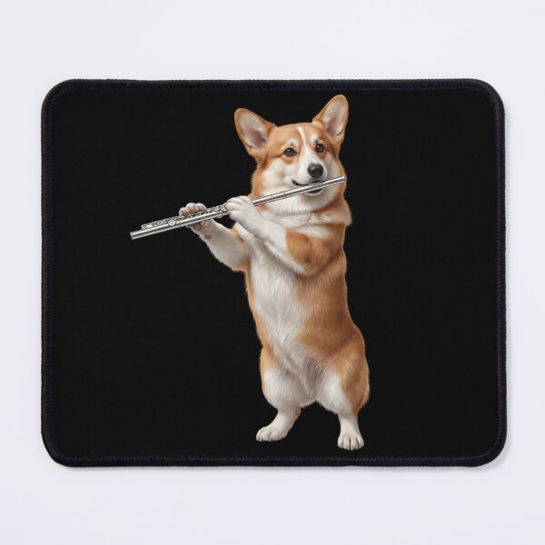 Item preview, Corgi Playing Flute Player Flutist Dog Lover designed and sold by TerryConnells.