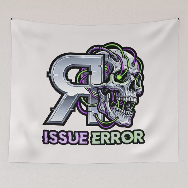 Item preview, Neon Purple & Green Cyberpunk Skull Fusion Y2K Design designed and sold by benjyjump.