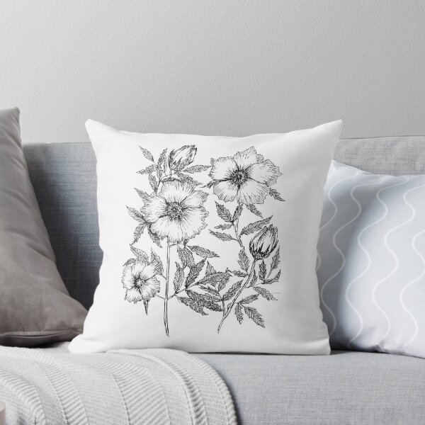Item preview, Botanical Flower Drawing Sketch designed and sold by Ellen Warner-Gourd.