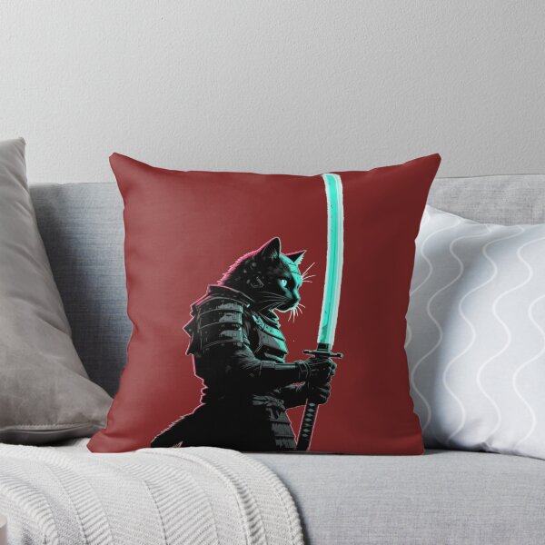 Item preview, Samurai  cat designed and sold by UrbanView.