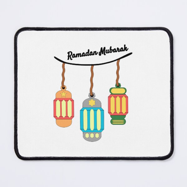 Item preview, Ramadan Mubarak Lanterns- Islamic Celebration Art designed and sold by GlistenStudio.