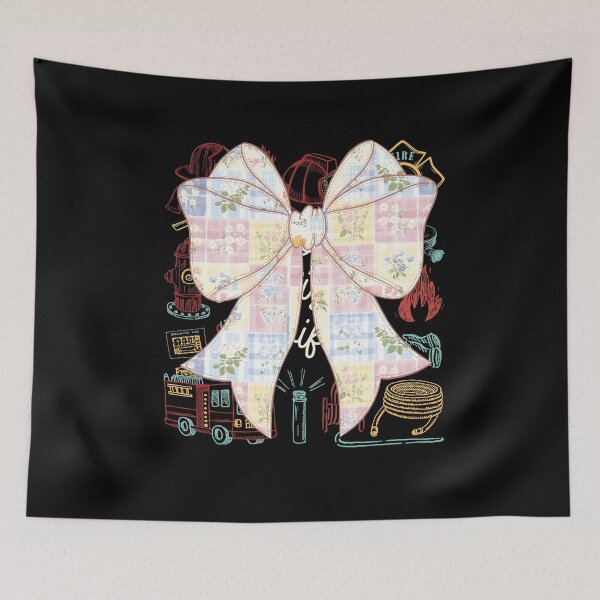 Item preview, Floral Coquette Spring Bow designed and sold by Szekeresrenato.