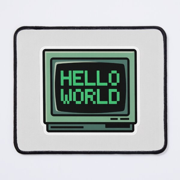 Item preview, Hello World Developer Aesthetic designed and sold by CodeChai-Studio.
