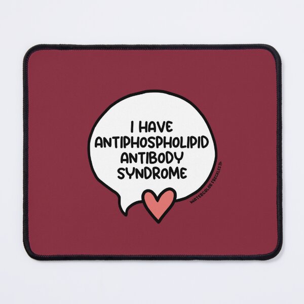 Item preview, I Have Antiphospholipid Andibody Syndrome Speech Bubble designed and sold by WCFreckles.