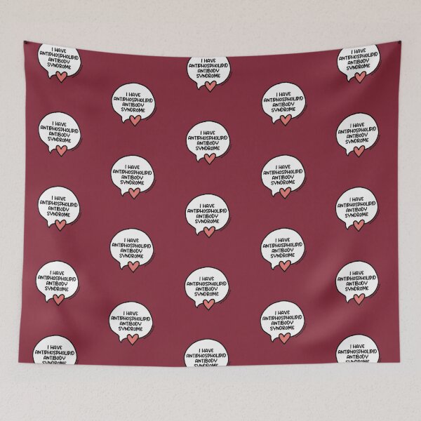 Item preview, I Have Antiphospholipid Andibody Syndrome Speech Bubble designed and sold by WCFreckles.
