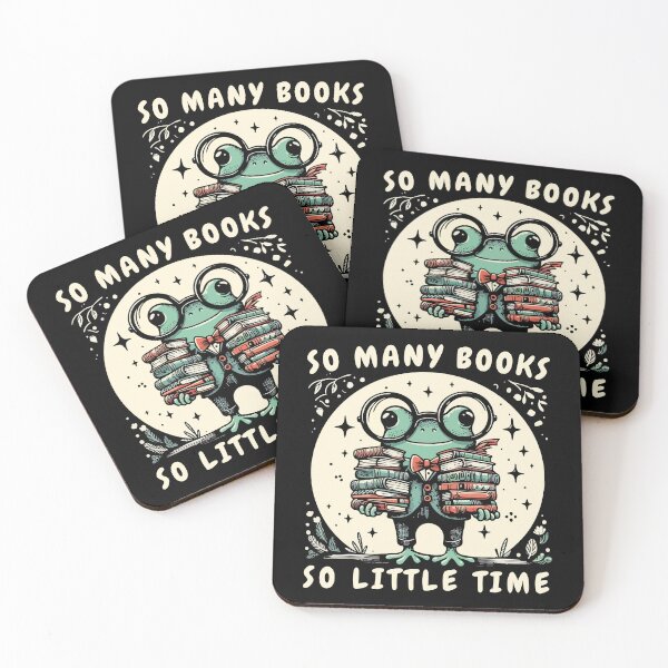 Item preview, Too Many Books, So Little Time – Relatable Bibliophile Quote designed and sold by Scaryzz.