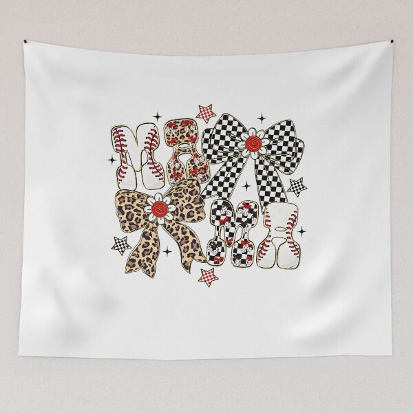 Artikelvorschau, Leopard Baseball Mama Coquette Bow entworfen und verkauft von Szekeresrenato.