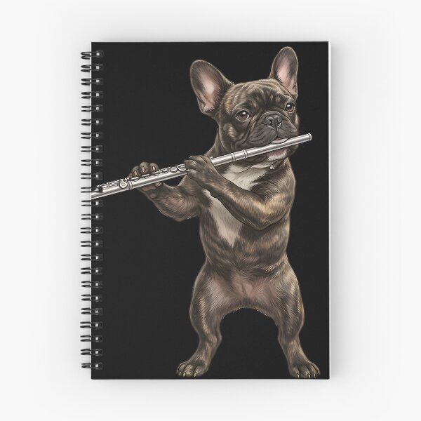 Item preview, French Bulldog Playing Flute Player Flutist Dog Lover designed and sold by TerryConnells.