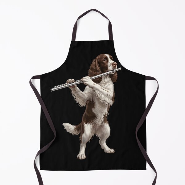 Item preview, English Springer Spaniel Playing Flute Player Flutist Dog Lover designed and sold by TerryConnells.