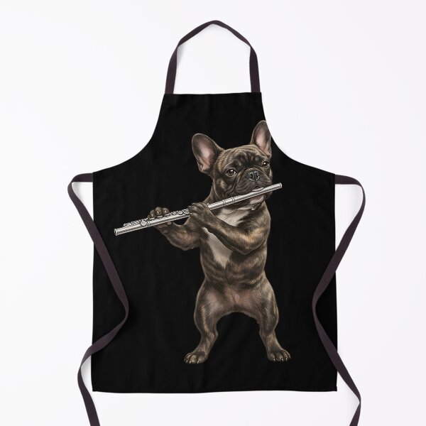 Item preview, French Bulldog Playing Flute Player Flutist Dog Lover designed and sold by TerryConnells.