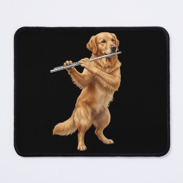 Item preview, Golden Retriever Playing Flute Player Flutist Dog Lover designed and sold by TerryConnells.