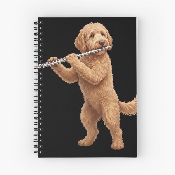 Item preview, Goldendoodle Playing Flute Player Flutist Dog Lover designed and sold by TerryConnells.