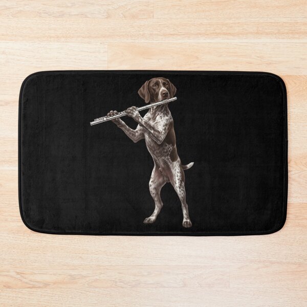 Item preview, German Shorthaired Pointer Playing Flute Player Flutist Dog Lover designed and sold by TerryConnells.